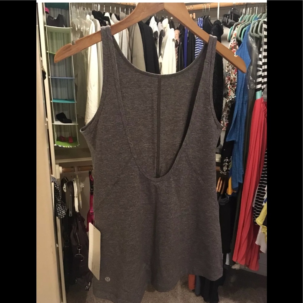 Lululemon Back At It Again Heathered Slate 10 NWT
